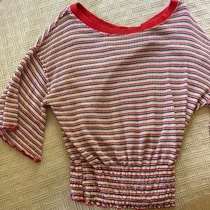 multicolored free people top